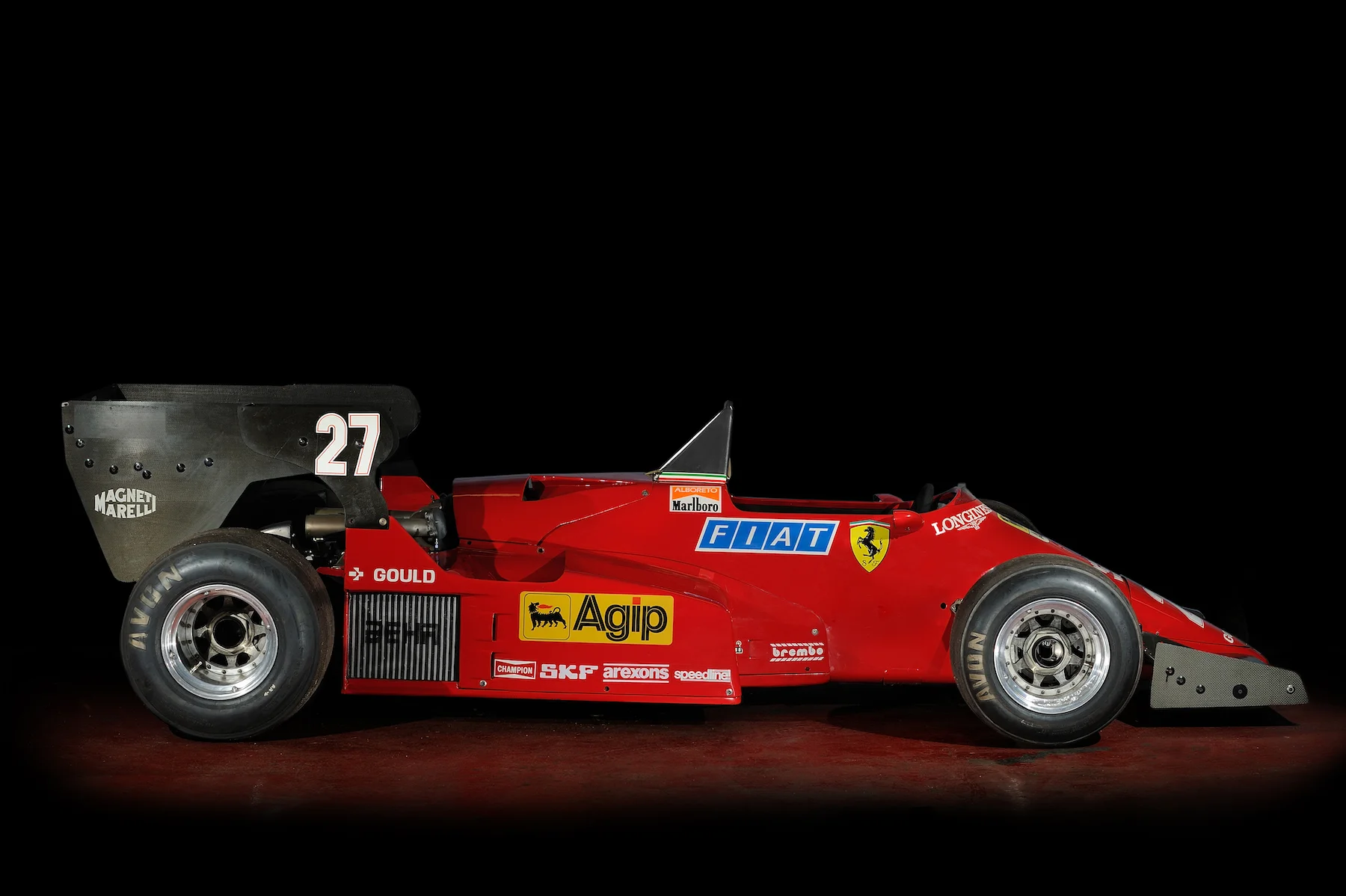 The 1984 Ferrari 126 C4 Formula 1 car